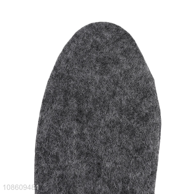 Good quality felt insoles winter warm insoles for men women