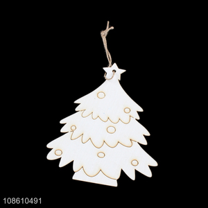 Low price xmas tree shape hanging ornaments for christmas decoration