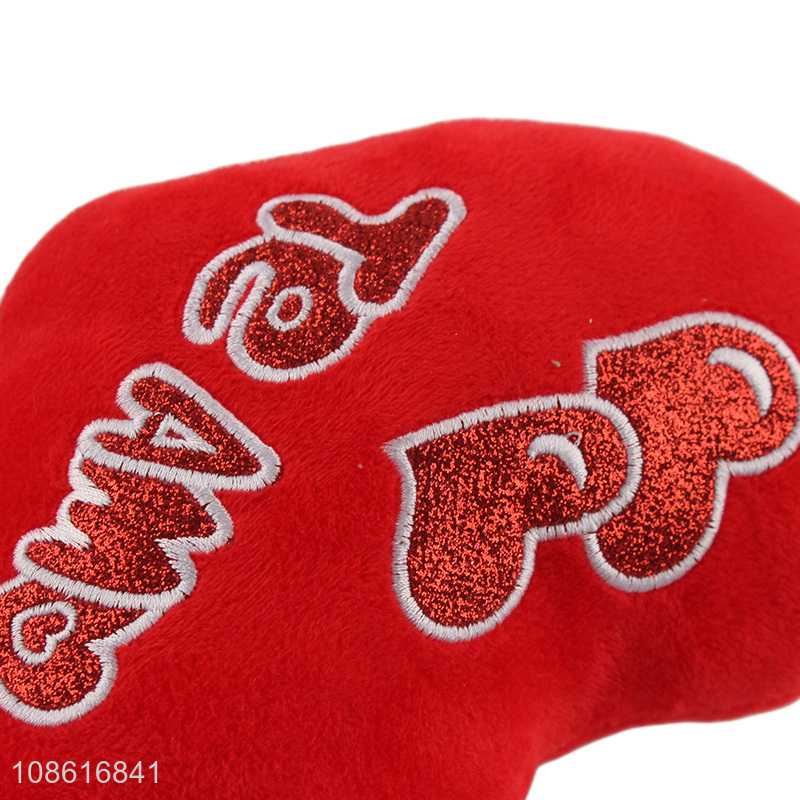 Good quality heart shape soft plush toys for Valentine's Day