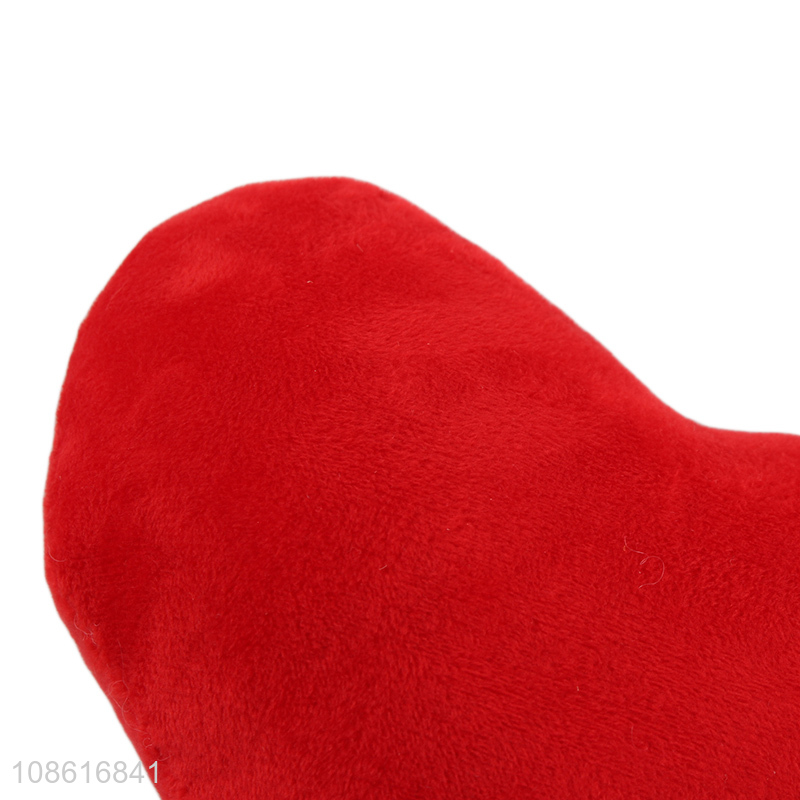 Good quality heart shape soft plush toys for Valentine's Day