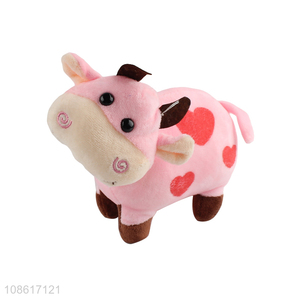 Hot products soft stuffed plush toys cow plush toys