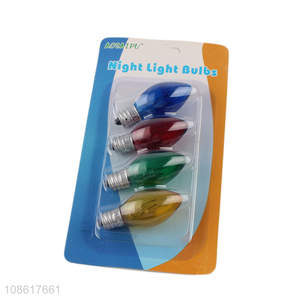 Popular products 4pieces night light bulb for indoor lighting