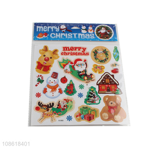 Hot Selling Christmas Stickers Merry Christmas Ornament Stickers for Kids