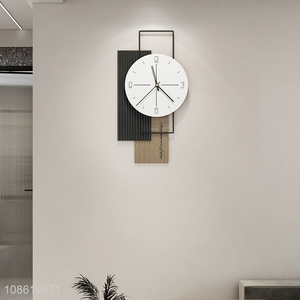 New arrival European style minimalist wall decor metal wall clocks