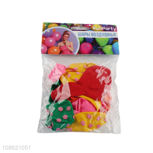 New products colourful latex balloon set for party supplies