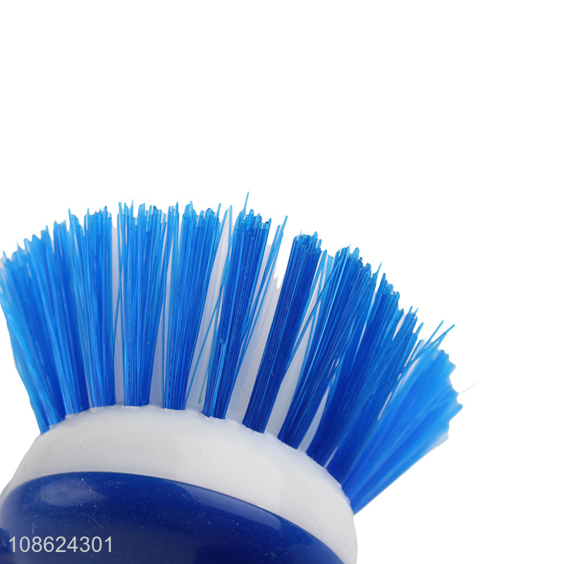 Good quality plastic pot brush dishes washing brush for kitchen