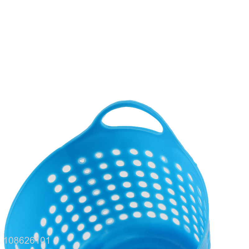 Wholesale mini hollow plastic storage basket desktop organizor