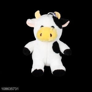 High quality soft stuffed animal doll cute cow plush toy