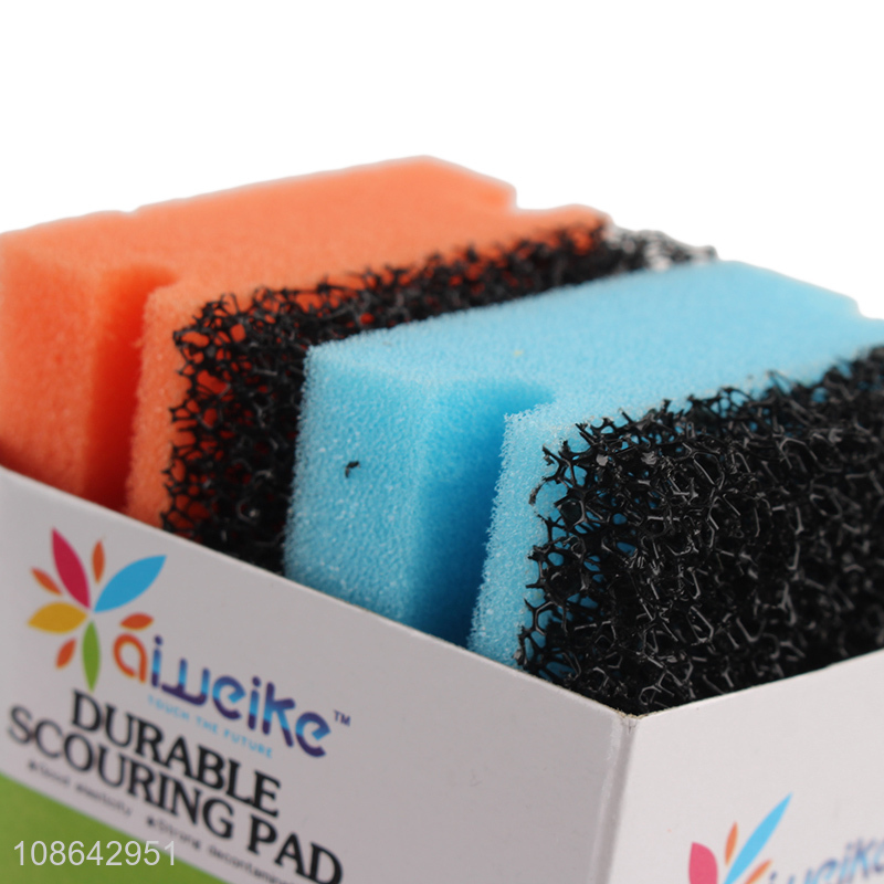 Online wholesale kitchen cleaning sponge heavy duty sponge scrubbers