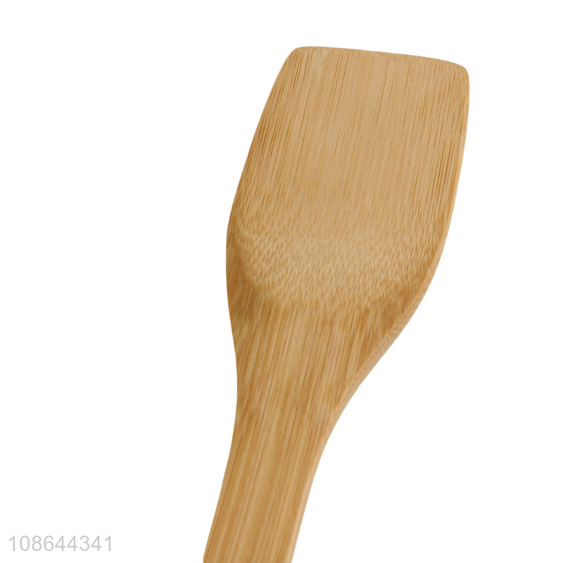 Good quality natural bamoo flat spatula cooking spatula for kitchen