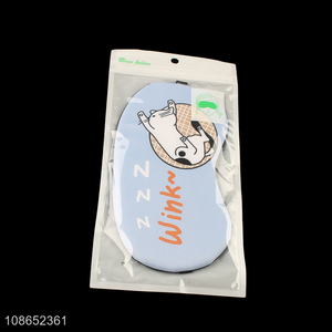 New product cartoon printed sleep eye mask travel blindfold