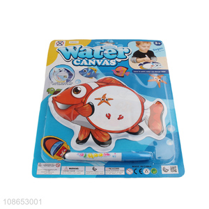 Latest products cartoon children doodle painting water canvas toys