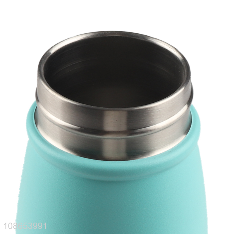 Wholesale spill-proof lid stainless steel double wall insulated water bottle