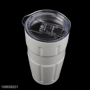 Good quality coffee mug double walled stainless steel thermal water cup