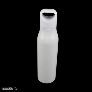 Custom double wall vaccum insulated stainless steel water bottle with handle