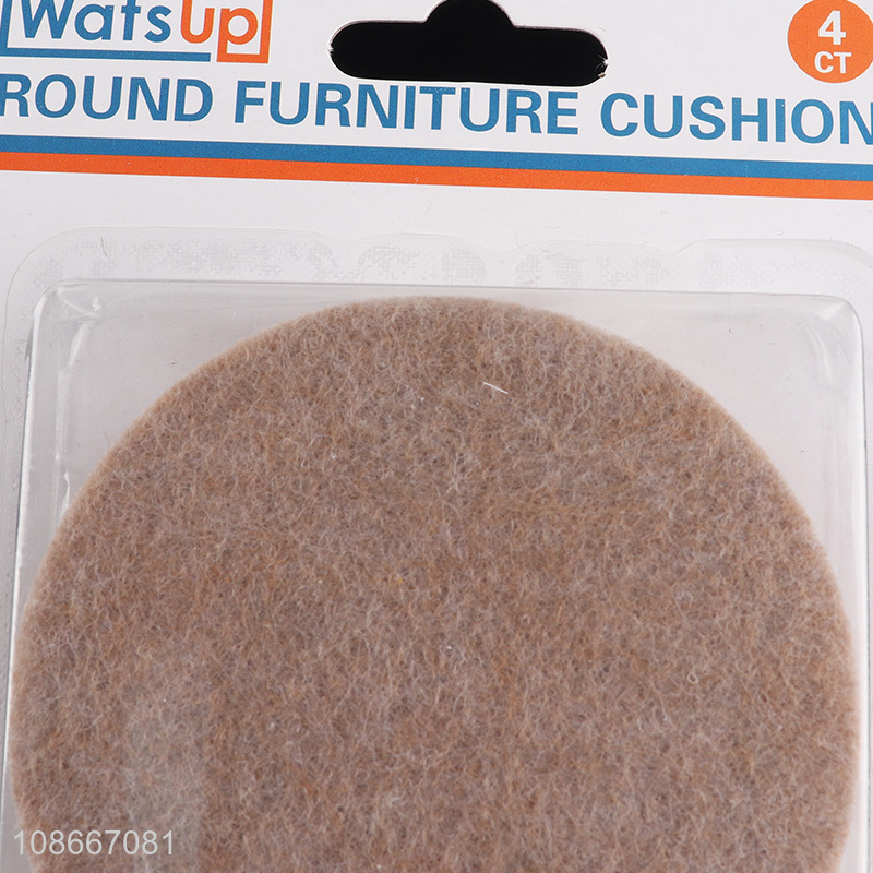 Good quality 4pcs felt chair leg pads anti-skid furniture feet pads