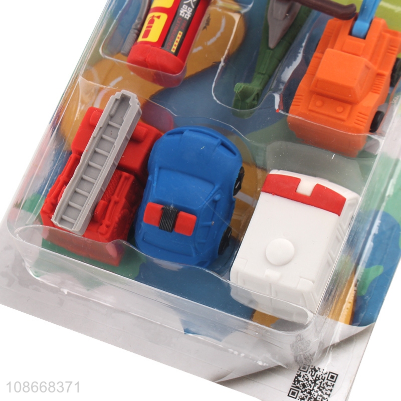 Best sale fire fighting tool eraser set students stationery wholesale