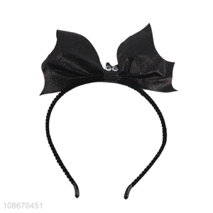 New design creative black bat hair hoop halloween party supplies