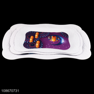 Online wholesale plastic food serving tray fruit serving platter