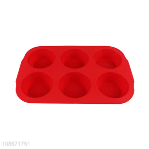 Top quality red silicone non-stick baking tool cake mould for sale