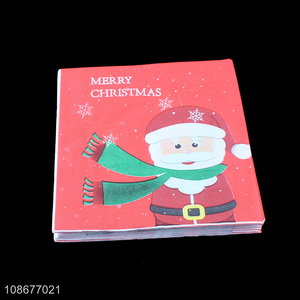 Best selling cartoon christmas party printing paper tissue wholesale