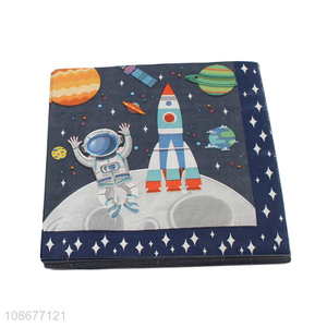 Hot items creative outer space eco-friendly square paper tissue