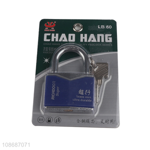 Good quality iron padlock anti-rust iron padlock for sale