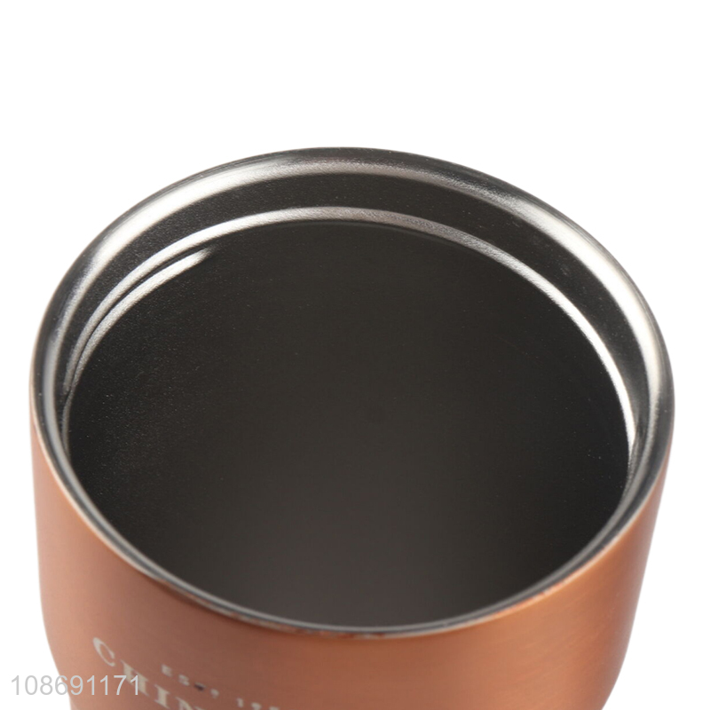 Hot sale vacuum insualted stainless steel coffee cup with leakproof lid