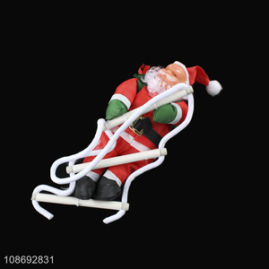 Hot products christmas decorations climbing ladders santa claus