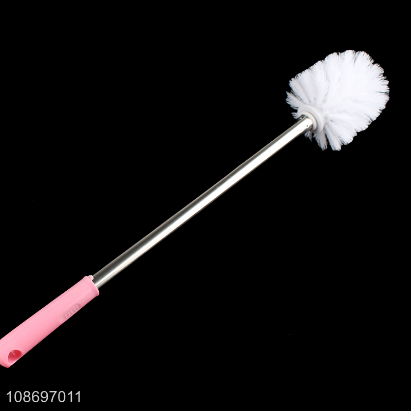 Good quality plastic bathroom cleaning toilet bowl brush set