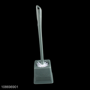 Bottom price non-scratching floor standing toilet brush set