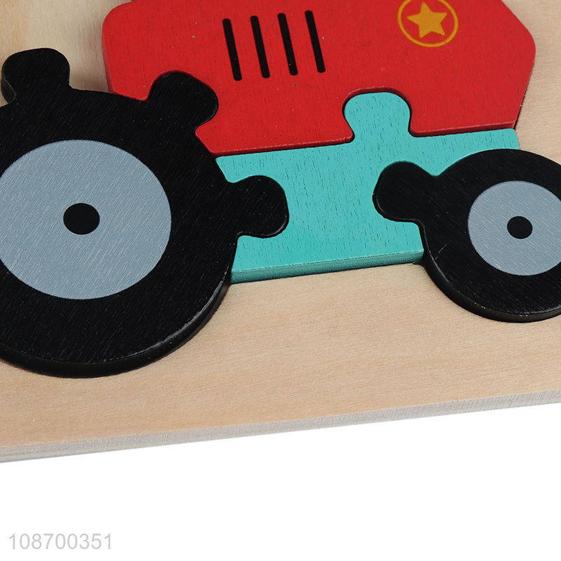 Good sale train shape kids puzzle toy jigsaw educational toy wholesale