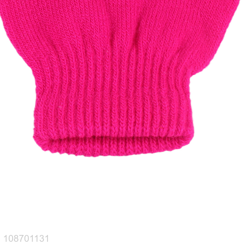 Latest products women winter knitted gloves thickened gloves for sale