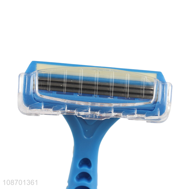 Good quality 3 blades disposable shaving razors for men women