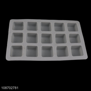 Hot items reusable silicone ice cube tray square ice cube mold for sale