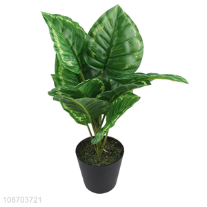 Good quality artificial potted plant fake greenery for garden decoration