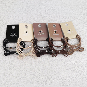 China imports fashion hair ties elastic hair ropes for women girls