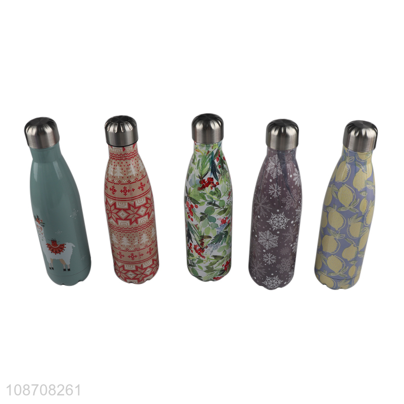 China products stainless steel portable vacuum insulated water bottle for sale