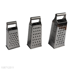 Hot selling 4sides stainless steel vegetable fruits grater for kitchen gadget