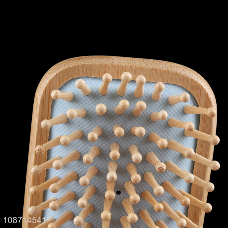 New product bamboo massage hair brush air cushion detangling comb