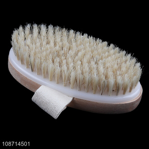 New arrival handheld wooden bath brush bristle shower body brush