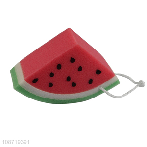 Popular products watermelon shape shower supplies body cleaning bath sponge