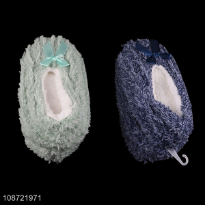 New arrival women winter house slippers fluffy indoor floor slippers