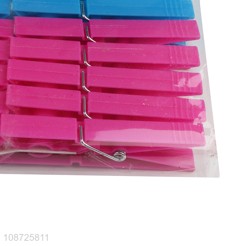 Hot selling 30pcs durable plastic clothes pegs for home & laundry