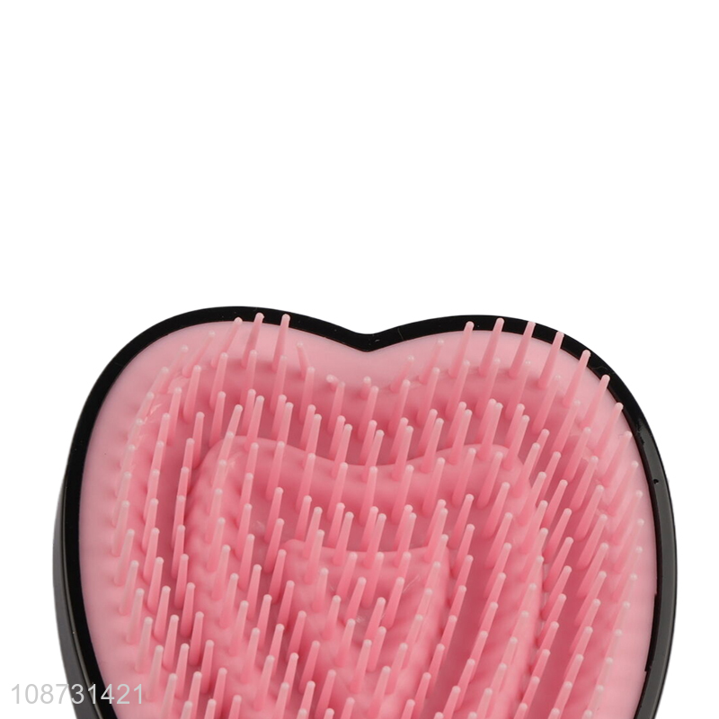 New product heart shape massage hair brush anti-knotting detangling comb