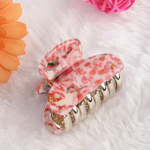 Hot sale stylish imitation acetate hair clips acrylic claw clips