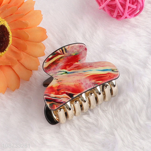 Good quality acrylic hair claw clips for women girls thin hair