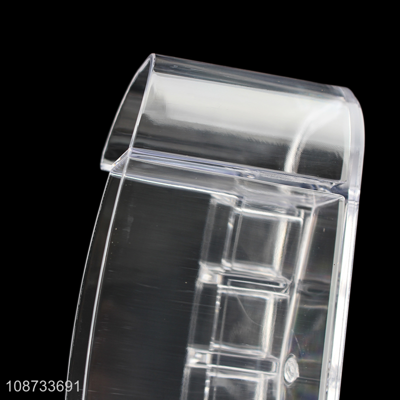 Factory price transparent desktop plastic cosmetic makeup storage box for sale