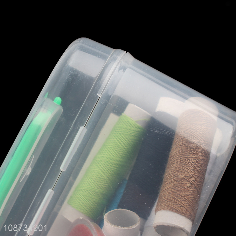 Wholesale sewing kit portable sewing kit box travel sewing supplies