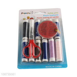 Online wholesale sewing kit with needles, threads and thread snips